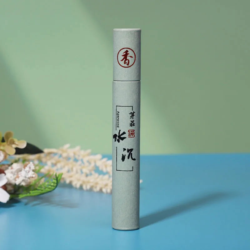 Approximately 30 pieces/can, natural thread fragrance short version 10.5cm, burning for 15-25 minutes, indoor deodorization of sandalwood, agarwood, old mountain, and water sinking aromatherapy