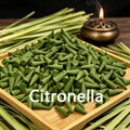 Large Lemongrass Incense Cone, 3.7cm High, Made by Hand from Lemongrass Powder and Essential Oils, with a Rich Aroma That Lasts for a Long Time, Suitable for Purifying the Air, Meditation, Yoga, and Reading