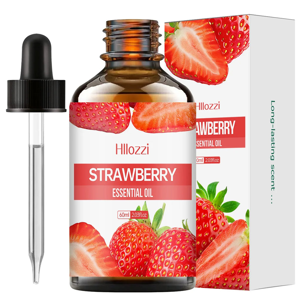 100ml/60ml/30ml Strawberry Essential Oil Fruit Essential Oil Aromatherapy Aromatherapy Essential Oil Humidifier Diffuser