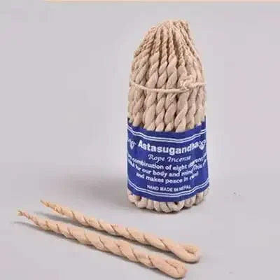 50pcs Nepal Large Rope Incense Handmade Sandalwood Frankincense DIY Yoga Meditation Relieve Stress Help Sleep Aromatherapy