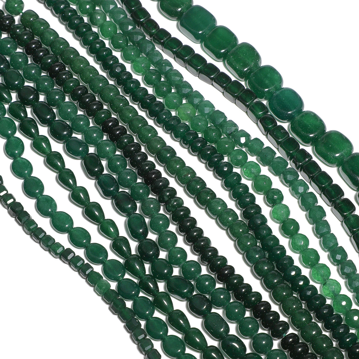 Green Chalcedony Beads for DIY Jewelry Making