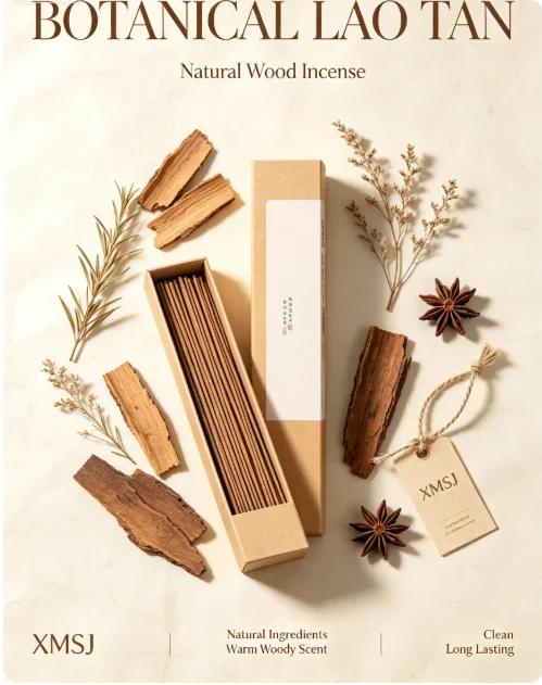 Trending Lao Tan Incense Set,Natural Sandalwood Agarwood Sticks 20g About 95 Sticks Warm Woody Scent for Home Meditation Yoga