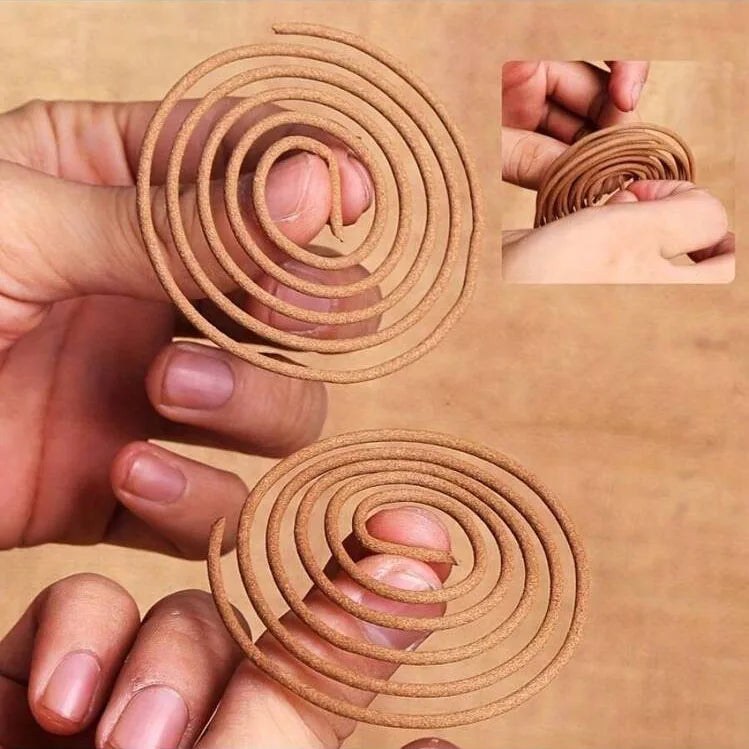 Sandalwood Spiral Aromatherapy Sticks, 40/88 Coils, with a Pleasant Sandalwood Scent, Suitable for Meditation, Yoga, and Home Air Freshening, with a Long-Lasting Fragrance