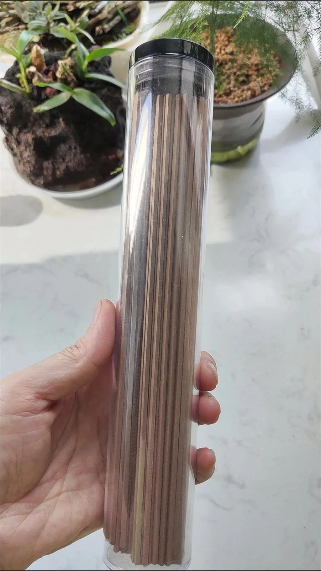 whtie Kynam incense sticks 21 cm Long  Hand-Rolled Sticks Natural Pure Agarwood Aroma for Meditation Yoga Spiritual Cleansing