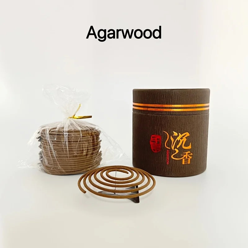 A Set of 24 Sandalwood Incense Sticks, Which Can Be Used to Make 48 Incense Tablets, Is Perfect for Purifying the Air and Eliminating Odors It Is an Ideal Choice for Home Cleaning, Meditation, Yoga, and Clearing Away Negative Energy, Suitable for Home and