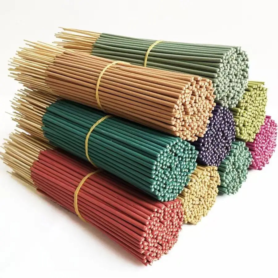 6 sets of approximately 126 high-quality aroma diffuser sticks - including lemongrass, lavender, vanilla, orange, strawberry, and coffee, suitable for purification, yoga meditation, and home use - a perfect gift with long-lasting fragrance