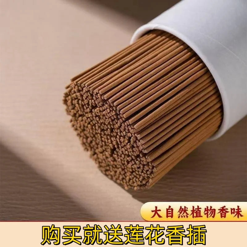 400Pcs Large Tube Agarwood Incense Sticks with Free Incense Holder Long Lasting Scent for Meditation Yoga Calm Mood