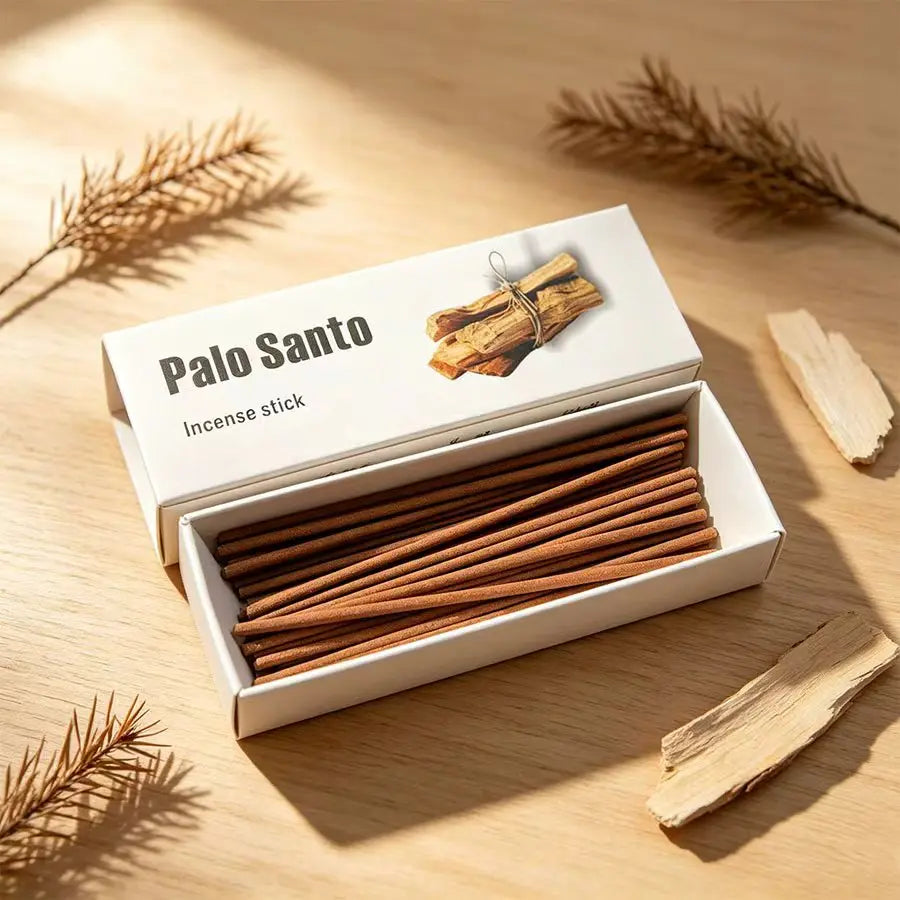 35 Sticks High-Grade Palo Santo Incense White Sage Cedar Coffee Home Fragrance Natural Aromatherapy Suitable for Yoga Meditatio