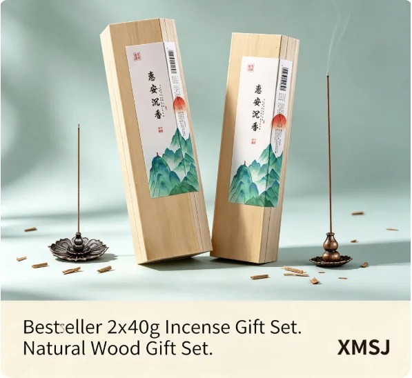 Hot Selling 40g Hui’an Agarwood Incense Gift Set Natural Wood Stick Incense For Home Meditation. incense cones lavender