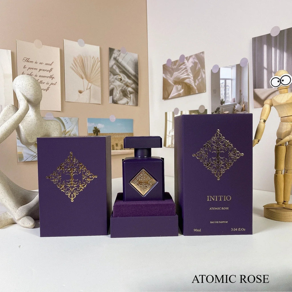 Hot Luxury Fragrance 90ML Niche Unisex Initio Perfume Long-Lasting Oriental Woody Scent With Oud Vanilla Musk Rose For Elegant