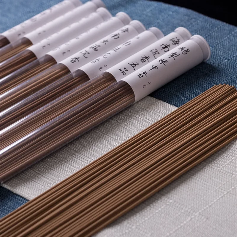 10g Ten Flavor Line Incense Hainan Nha Zhuang Pure Natural Aloes Log Old Material Home Office Incense Help Sleep Relieve Stress