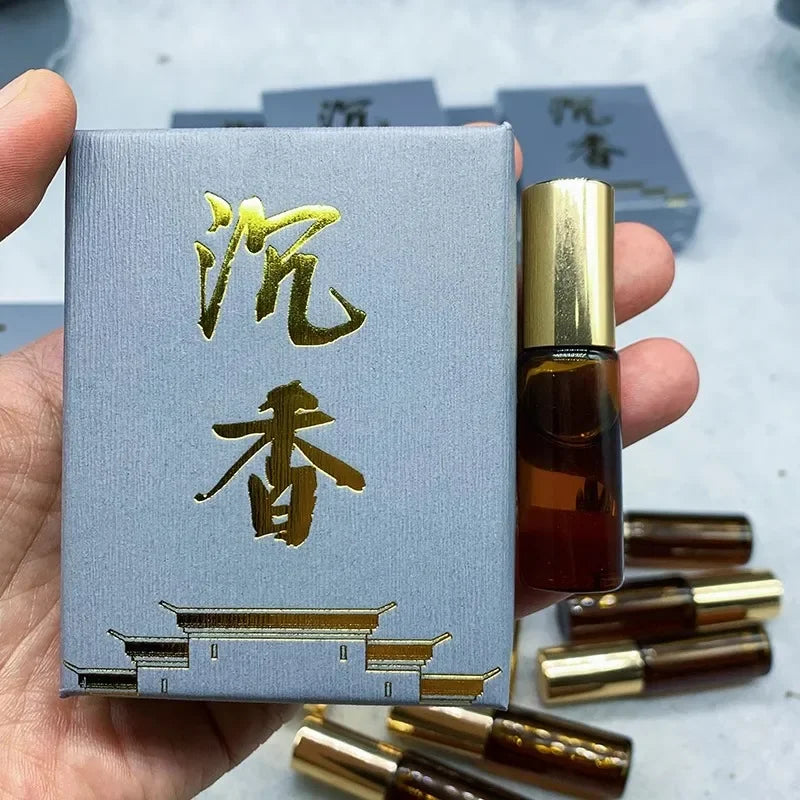 1/5g High Concentration White Qinan Agarwood Essential Oil Household Indoor/Yoga Meditation/soothing/Buddha Hanging Aromatherapy