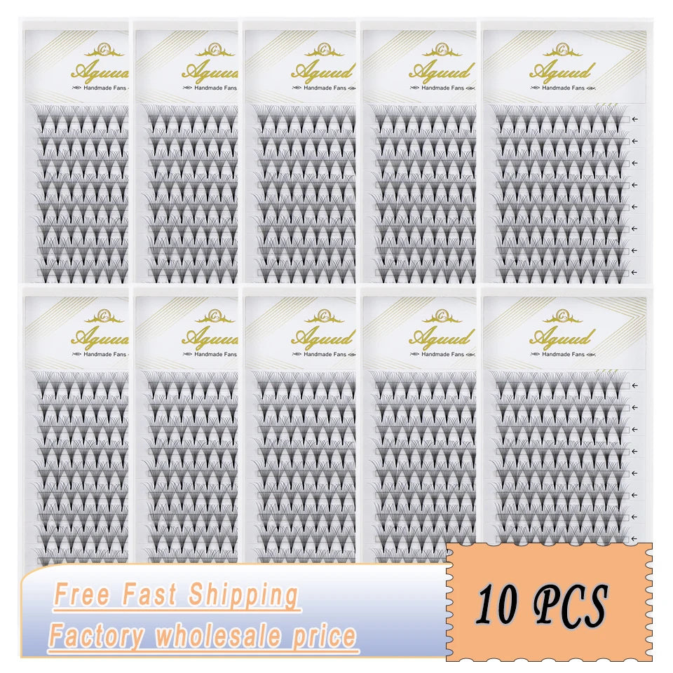 Premade Volume Fans Lashes 10 Trays Soft Russian