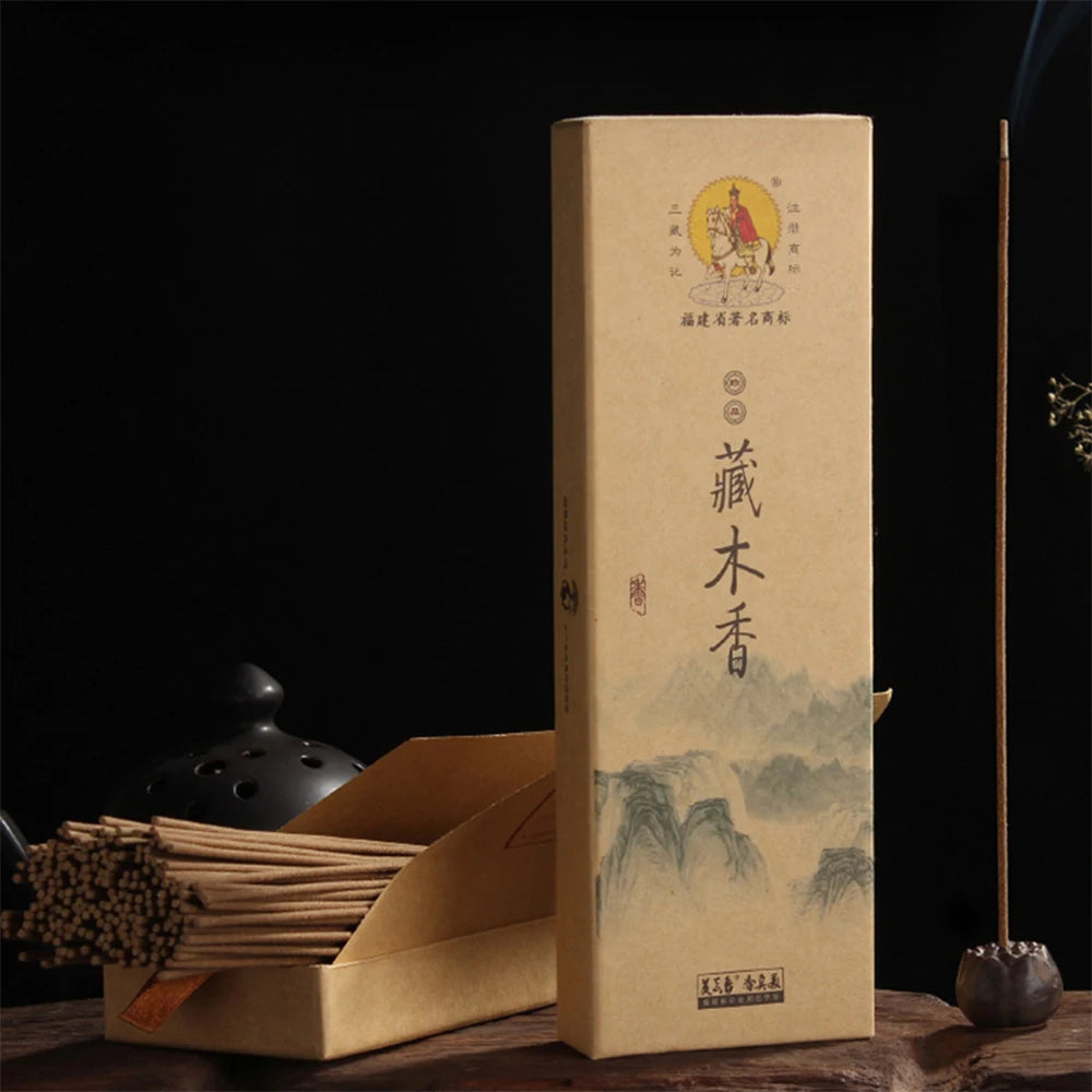 Traditional Handmade Stick Incense, Sandalwood Dragon Saliva Agarwood, Indoor Meditation Worship Buddha Tea Tasting Aromatherapy