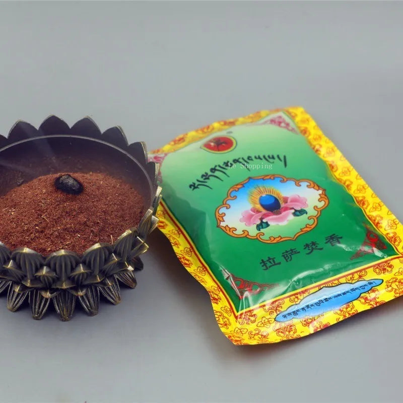 Tibetan Incense Powder Natural Plant Lhasa Burn Incense Home Indoor Tea Room Soothe The Nerves To Purify The Air Incense Powder