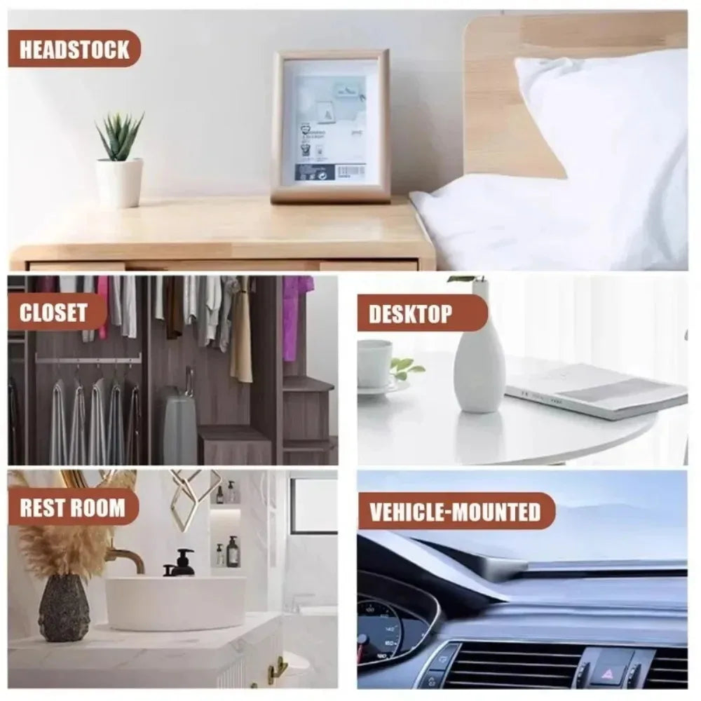 Natural Wood Essential Oil Diffuser Round Ball Aroma Fragrance Oil Aromatherapy Diffuser for Home Office Car Bedroom Living Room