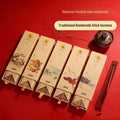 Traditional Handmade Stick Incense, Sandalwood Dragon Saliva Agarwood, Indoor Meditation Worship Buddha Tea Tasting Aromatherapy
