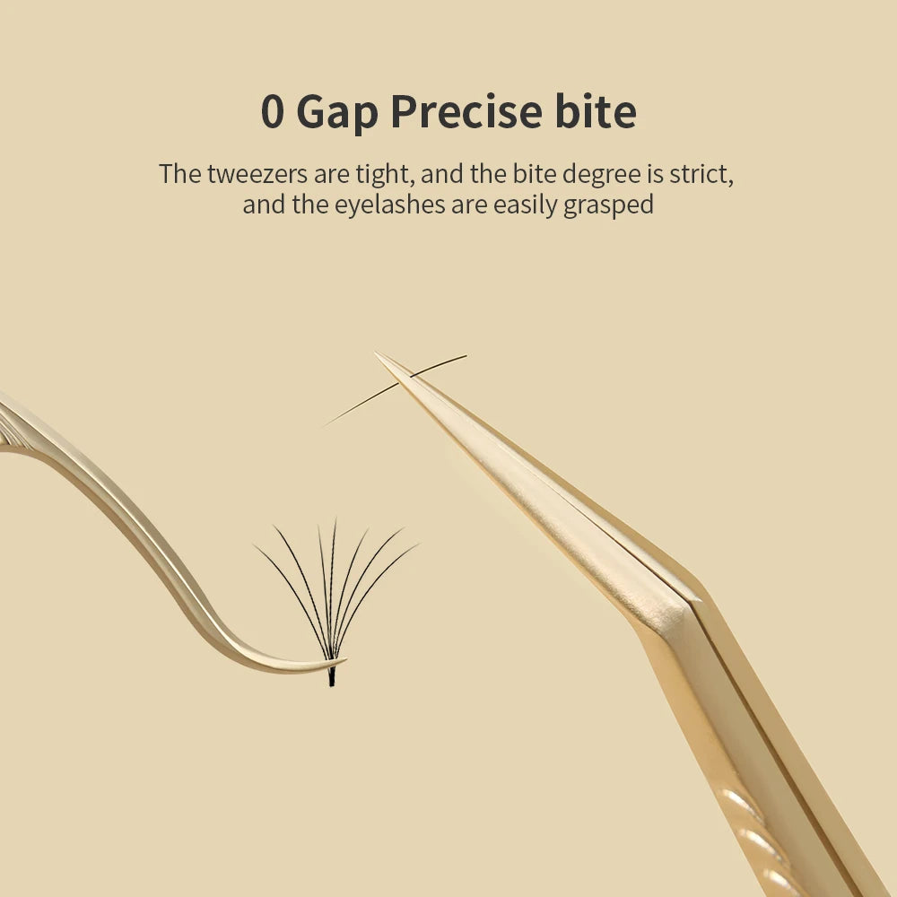 GLAMLASH Eyelash Tweezers 420 Stainless Steel