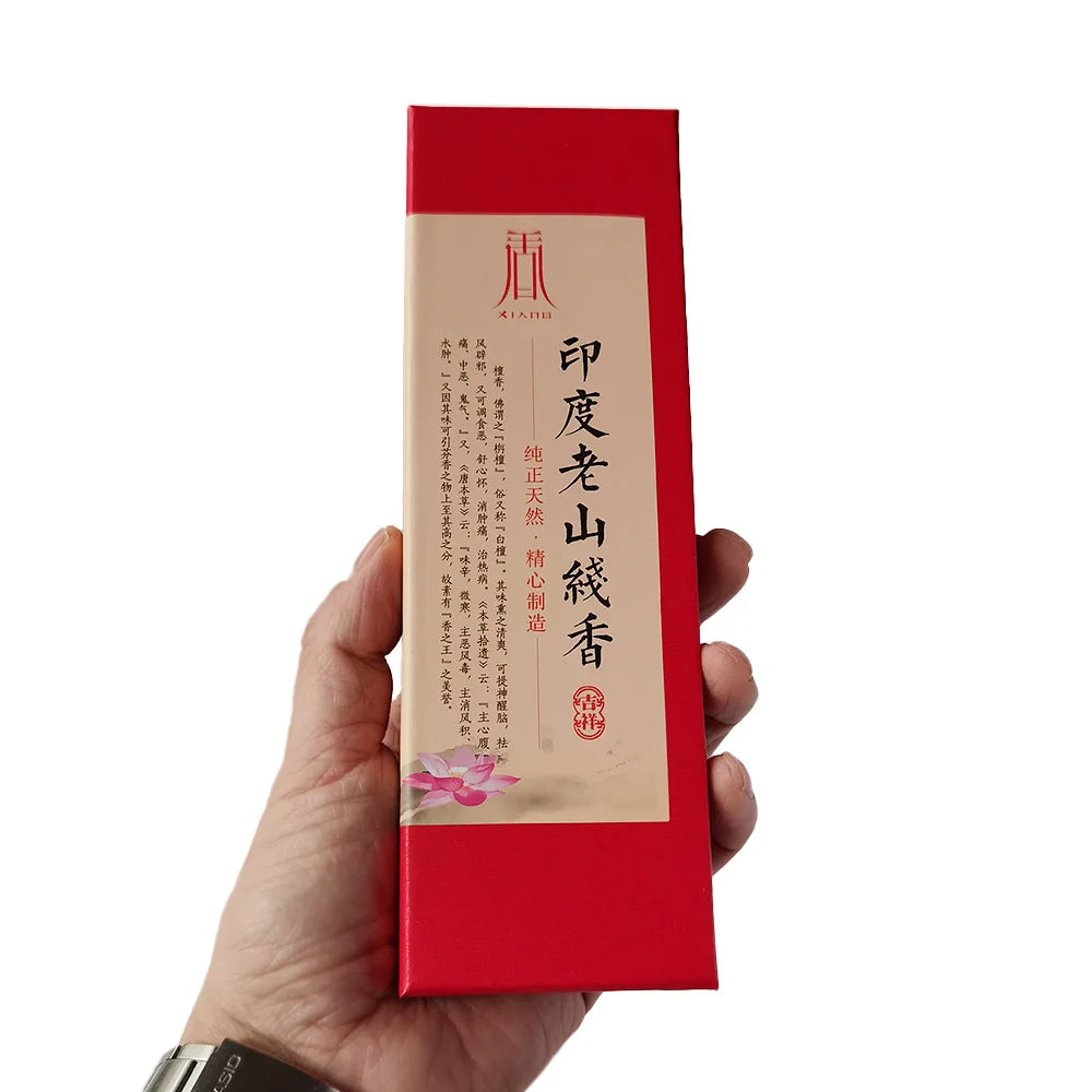 Natural Indian Sandalwood & Taiwanese Agarwood Incense Sticks, Chemical Free, Relaxation, Meditation & Aroma Diffusion