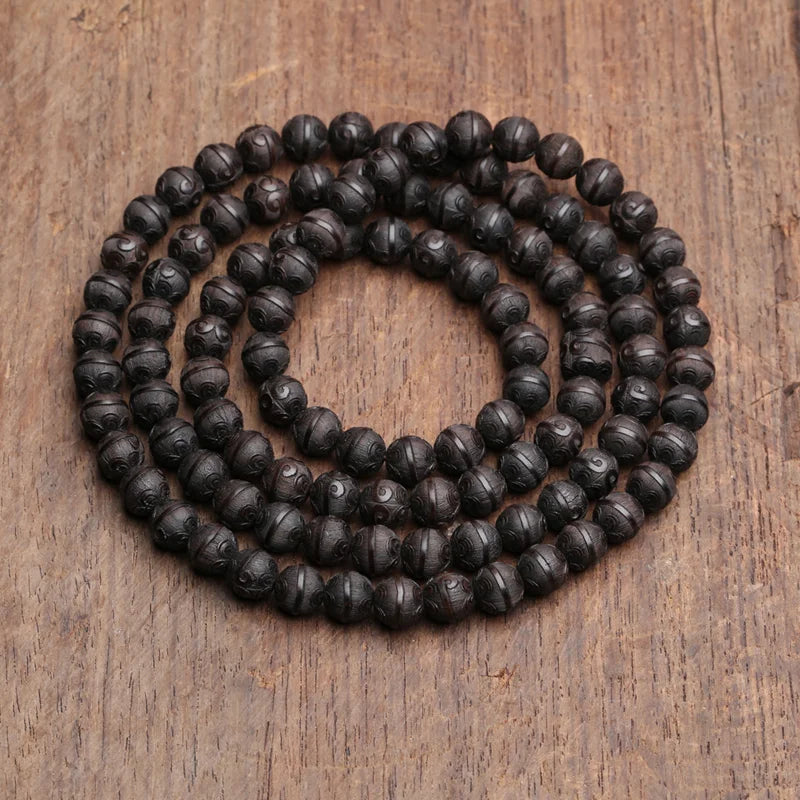 Ebony Bracelet 8mmx8mm Love Symbol Valentine's Day Gift Couple Promise Bracelet Express Love