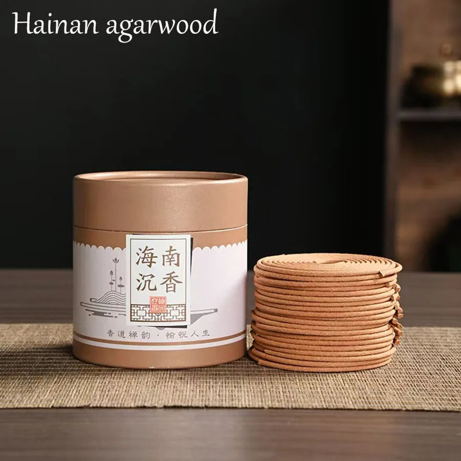 1 box of 48 plates of Laoshan Sandalwood, Hainan Agarwood Plate, fragrant incense, various flavors, give gifts to friends