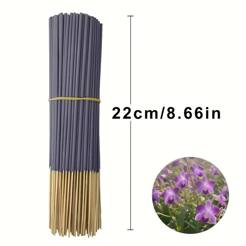 Vanilla Scented Essential Oil Aroma Sticks, 11/51/101/151P, 22.0cm - Long-Lasting, Natural Wood Scent, Suitable for Yoga, Meditation, Relaxation and Sleep Aid - Perfect for Home Decor, Hotels and Spas