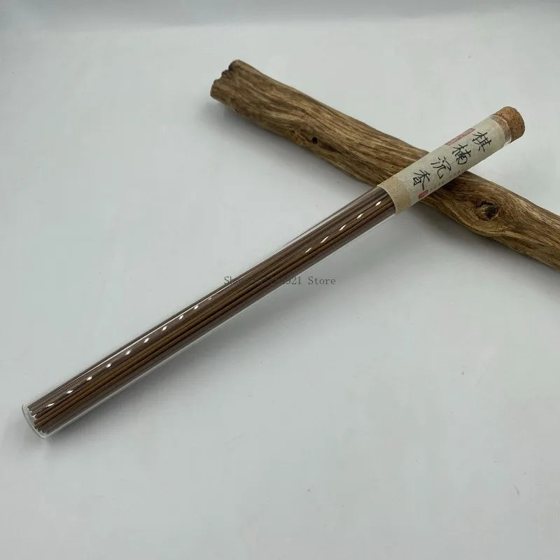10g Authentic Qi Nan Hainan Agarwood Natural Line Incense Home Indoor Calming Helps Sleeping Purification Air Lasting Fragrance