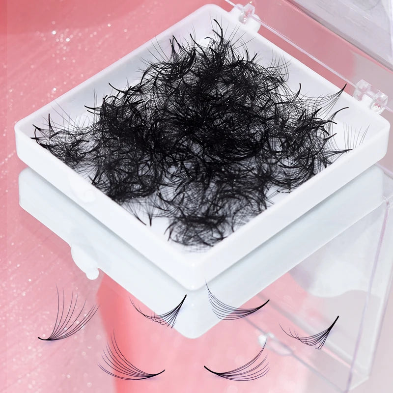 SONG LASHES 3D 4D 5D 6D 7D 8D 500 Fans Premade Volum Loose Fans Lashes Black Soft and Natural False Eyelashes Makeup Tools