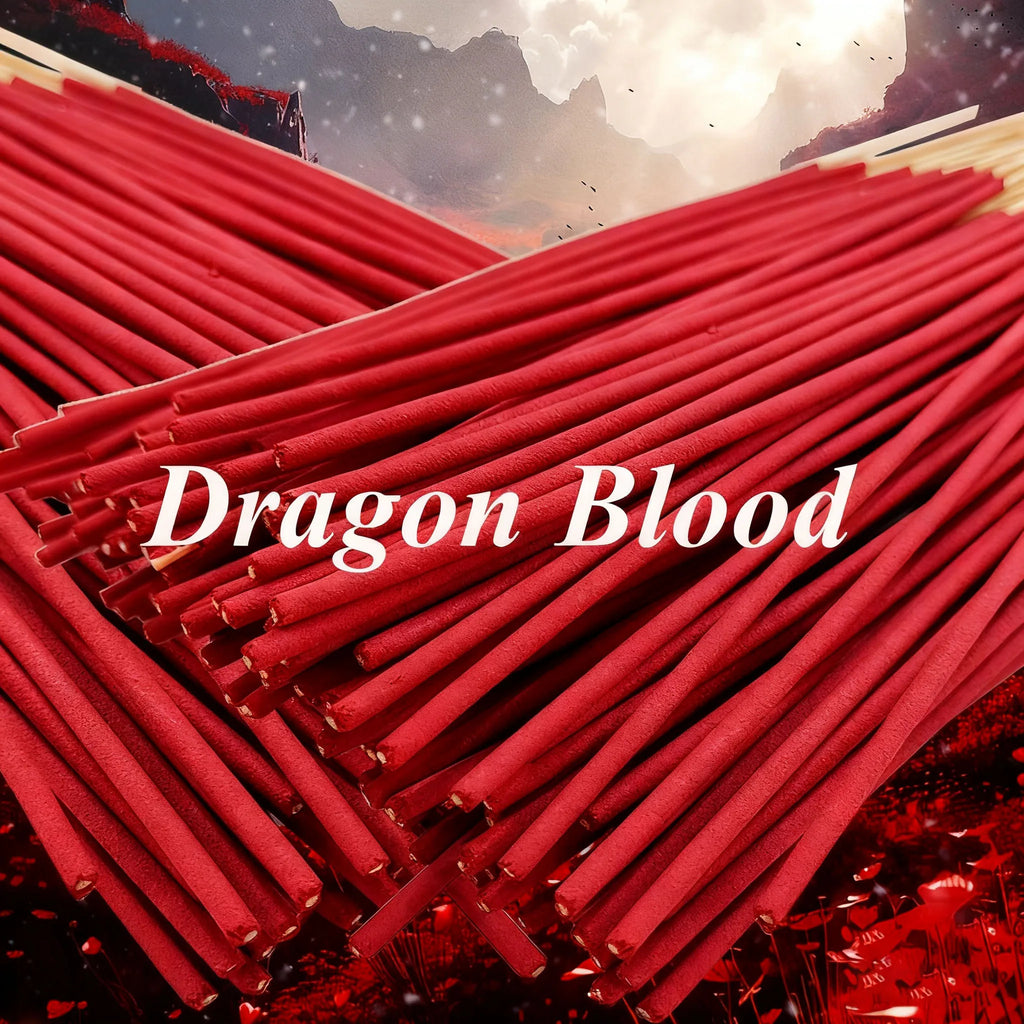 20/50/100/200/400 Pieces, Dragon's Blood Incense Sticks, 22.0cm - Rich Aroma for Home, Camping, Yoga and Meditation - Ideal Gift for St. Patrick's Day, Ramadan, Mother's Day and Father's Day, Graduation - Feather-Free, Pure Wood