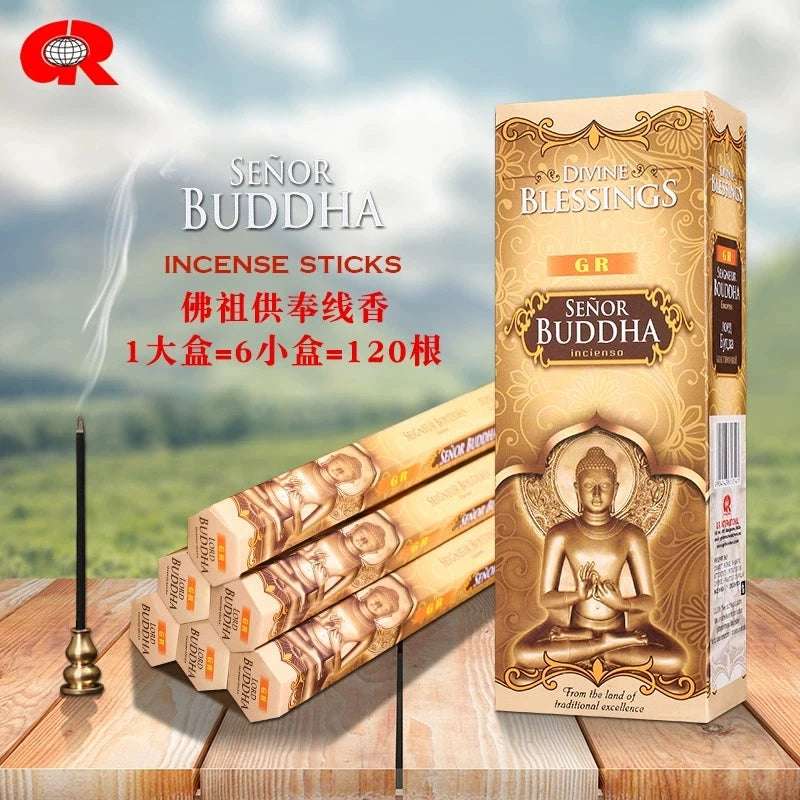 20 Sticks India Palo Santo Incense Sandalwood Household Bedroom Toilet Agarwood Tibetan Line Aromatherapy Incense Sticks
