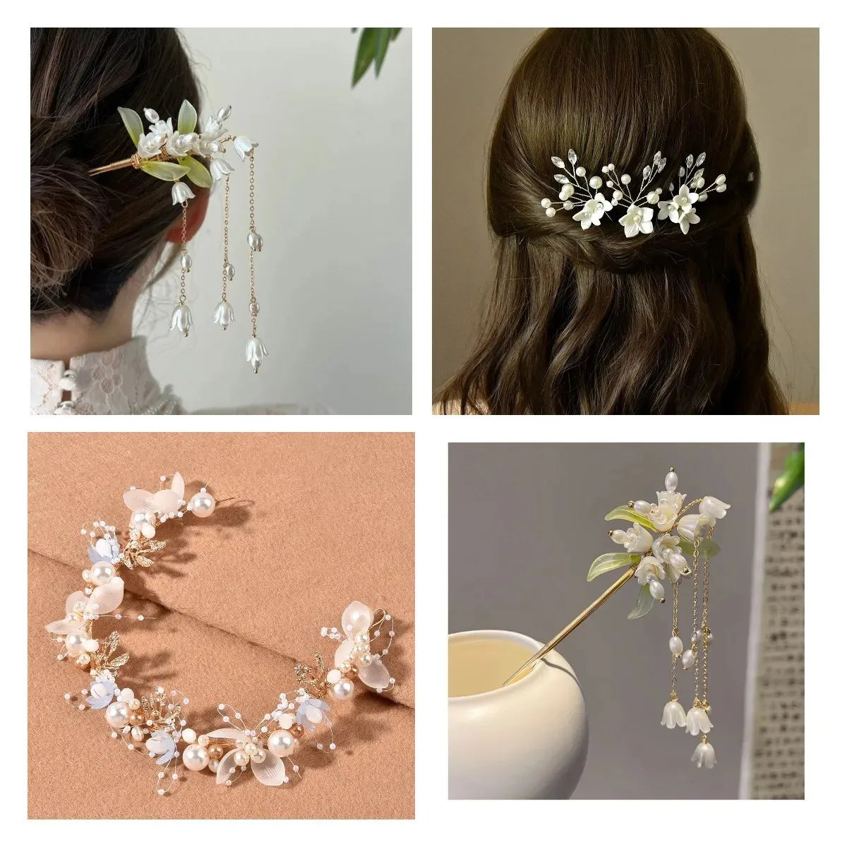 50pcs 100pcs Flower Caps Loose Beads for DIY Jewelry Making