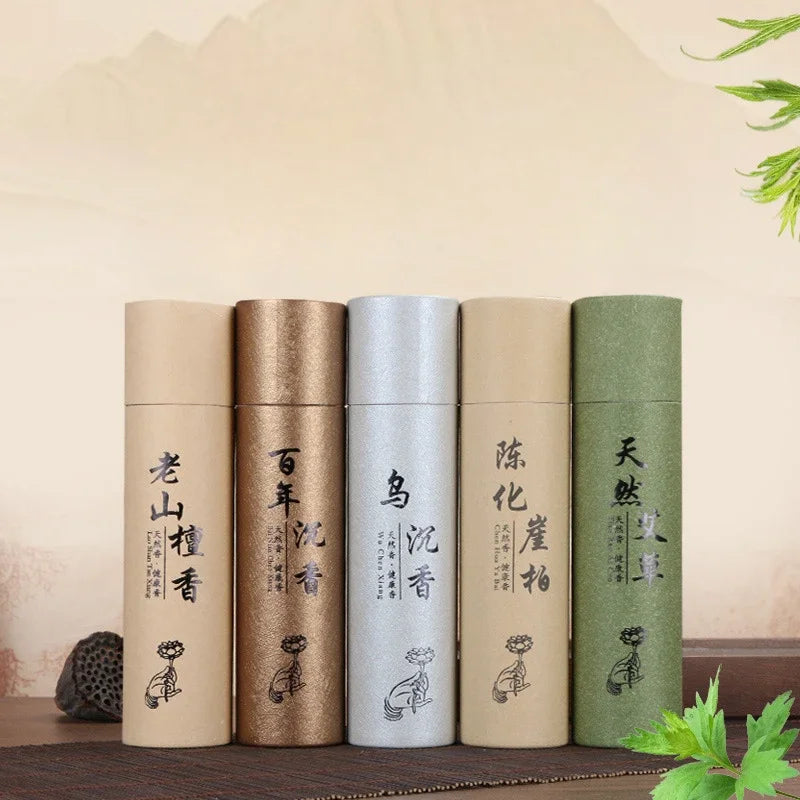 400Pcs Natural Sandalwood Sticks Home Incense Sticks Blessing Ceremony Prayer Buddha Incense Wormwood Sandalwood Agarwood