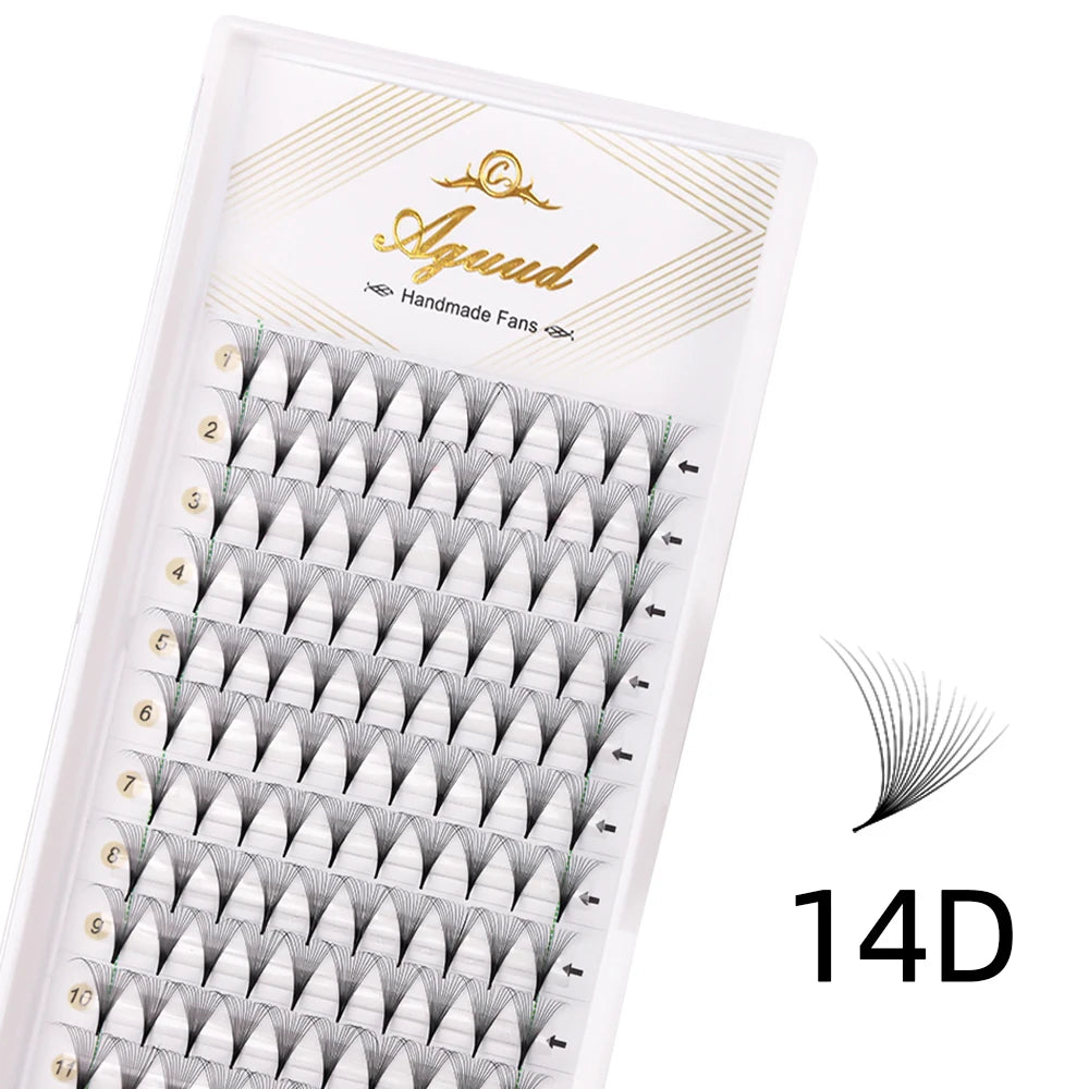 AGUUD Pointy Base Premade Volume Fans Lashes