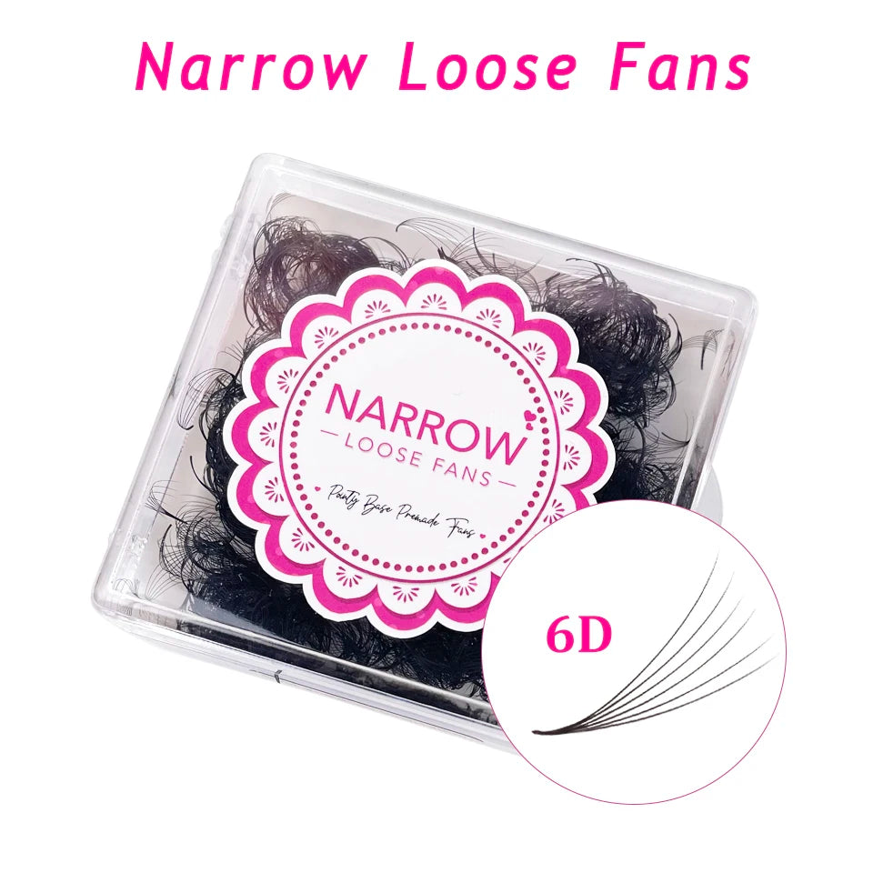 Extra Narrow Pointy Base Premade Volume Fans Lashes