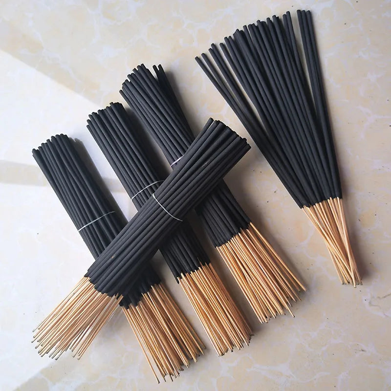 33/55/100/220/666pcs/lot Natural Japanese Black Cherry Blossom Incense Sticks 22cm Long Last Home Scents Bulk Sale Stick Incense