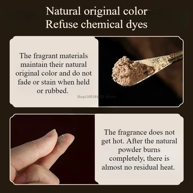 500g Natural Goose Pear Incense Powder Sandalwood Agarwood DIY Handmade Inside Room Incense Ceremony Household Purify Air Calm