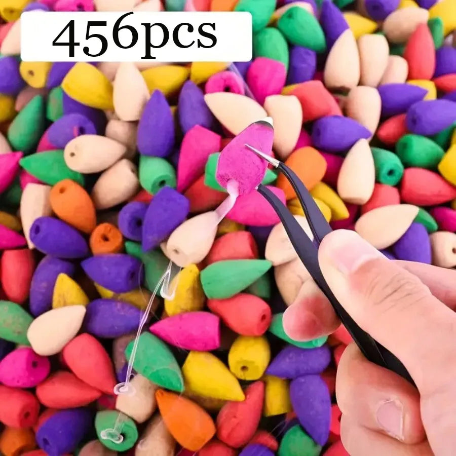 101/211/345/456pcs Multiple Flavors Mixed with Natural Reflux Fragrance Cone Suitable for Home, Hotel, Meditation, Yoga