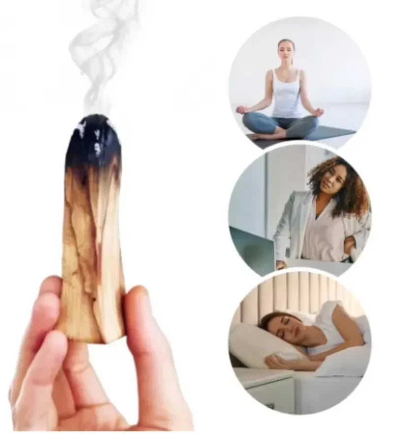 10/1pcs Palo Santo Natural Incense Sticks Wooden Smudging Stick for Indoor Purifying Yoga Healing Aromatherapy Burn Wooden Strip