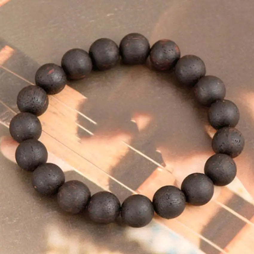 Natural Agarwood 108 Beads Bracelet Men's Jewelry