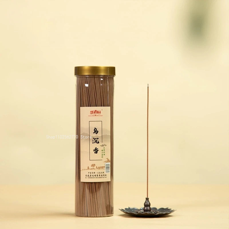 20.5cm Natural Incense Sticks Indonesian Agarwood Old Mountain Sandalwood Indoor Purify The Air and Calm The Mind Joss Stick