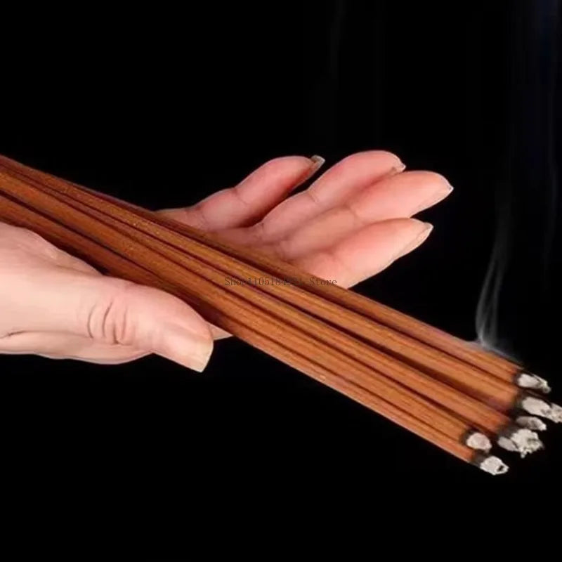48CM 4packages High Quality Agarwood Stick Natural Smoked Fragrance Household Indoor Worship Temple Meditation Lasting Fragrance