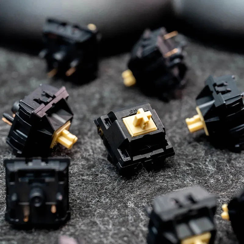 KeyGeek Y3 Switch 5pin Linear Mechanical keyboard Switch HIFI Sound 32gf 40gf 48gf 53gf Factory Lubed Big Advanced Custom Kit