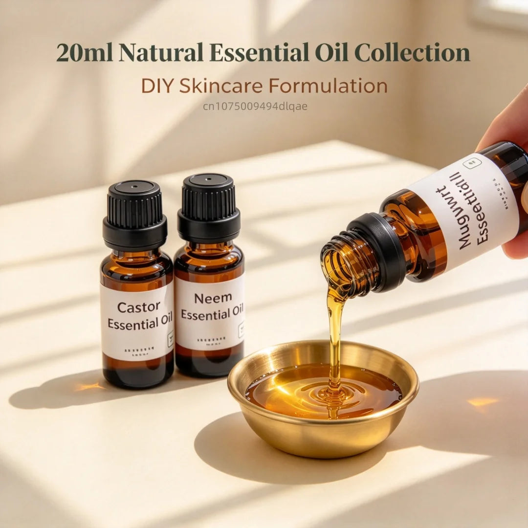 20ml Natural Oud Mugwort Plant Scent Oil Home Incense Supply For Indoor Atmosphere & Diy Fragrance Craft