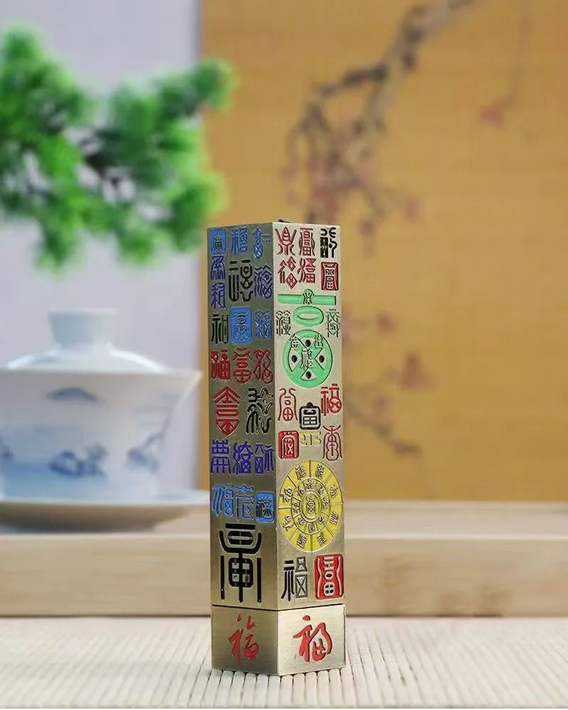 Baifu Vertical Short Incense Burner Hollow Aromatherapy Burner Home Indoor Tea Ceremony Decoration Incense Stand