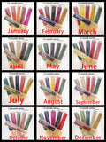 126 Pieces/6 Sets, 12-Month Seasonal Series Combination Set of 22cm Incense Sticks, Including Sandalwood, Agarwood, Dragon's Blood, Cherry, Rose, Jasmine, Watermelon, Strawberry, Cherry, Passion Fruit, Iris, Lavender,