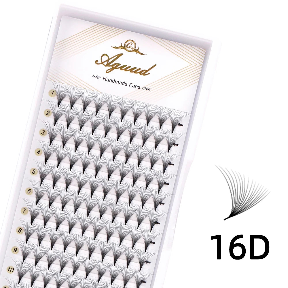 AGUUD Pointy Base Premade Volume Fans Lashes
