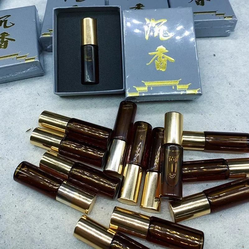 1/5g High Concentration White Qinan Agarwood Essential Oil Household Indoor/Yoga Meditation/soothing/Buddha Hanging Aromatherapy