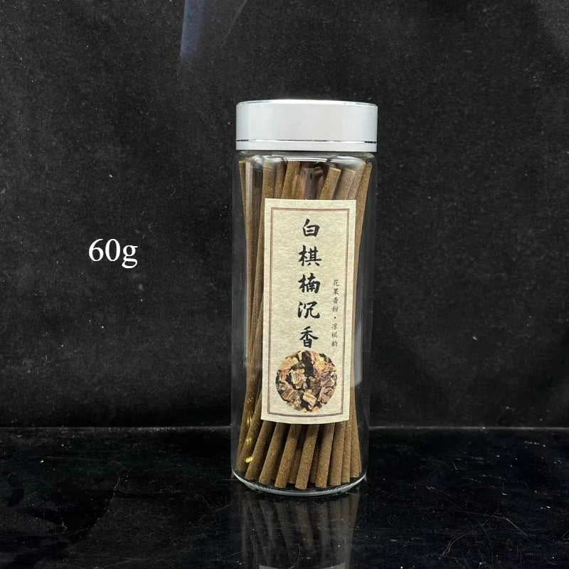 60g Hainan Agarwood Incense Stick Short Style Household Praying Buddha Study Room Mind Promotes Sleep Removes Odors Joss Stick