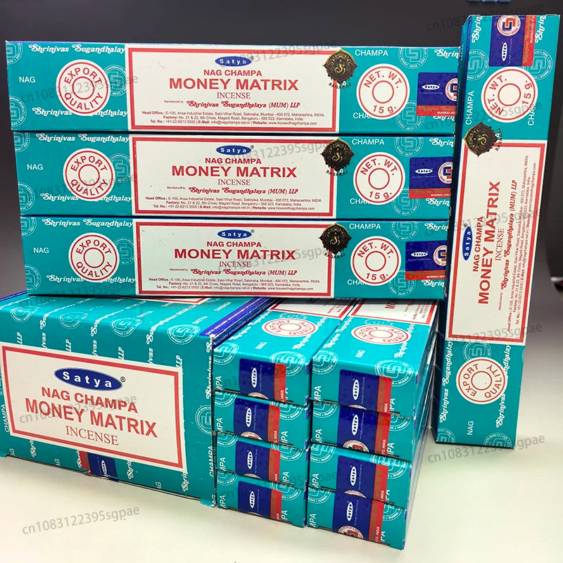 4Boxes NAGCHAMPA & 4Box SANDAL WOOD & 4Box ARABIAN OUDH Mixing Multiple Flavors ,A Total of 12Box Satya Incense Sticks for Home