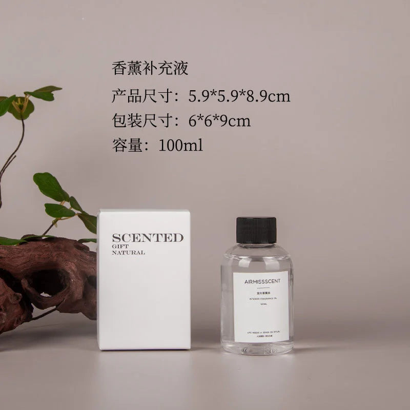 100ml Various Vases Aromatherapy Essential Reed Diffuser Oils Tea Flower Hotel Home Fragrance Air Freshener Gift Oolong Hilton